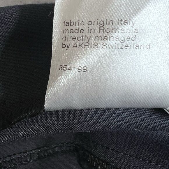 AKRIS PUNTO Franca Cotton Blend Trousers Ankle Pants Tangerine Women’s 16 US - Picture 13 of 16